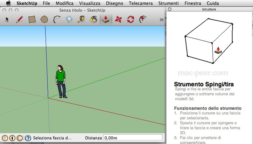 SketchUp su Mac Os X Mountain Lion